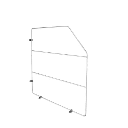 Rev-A-Shelf Steel, Chrome, 0.75 in W, 18 in H, 20 in D, 19.66 in L, Silver 597-18CR-52